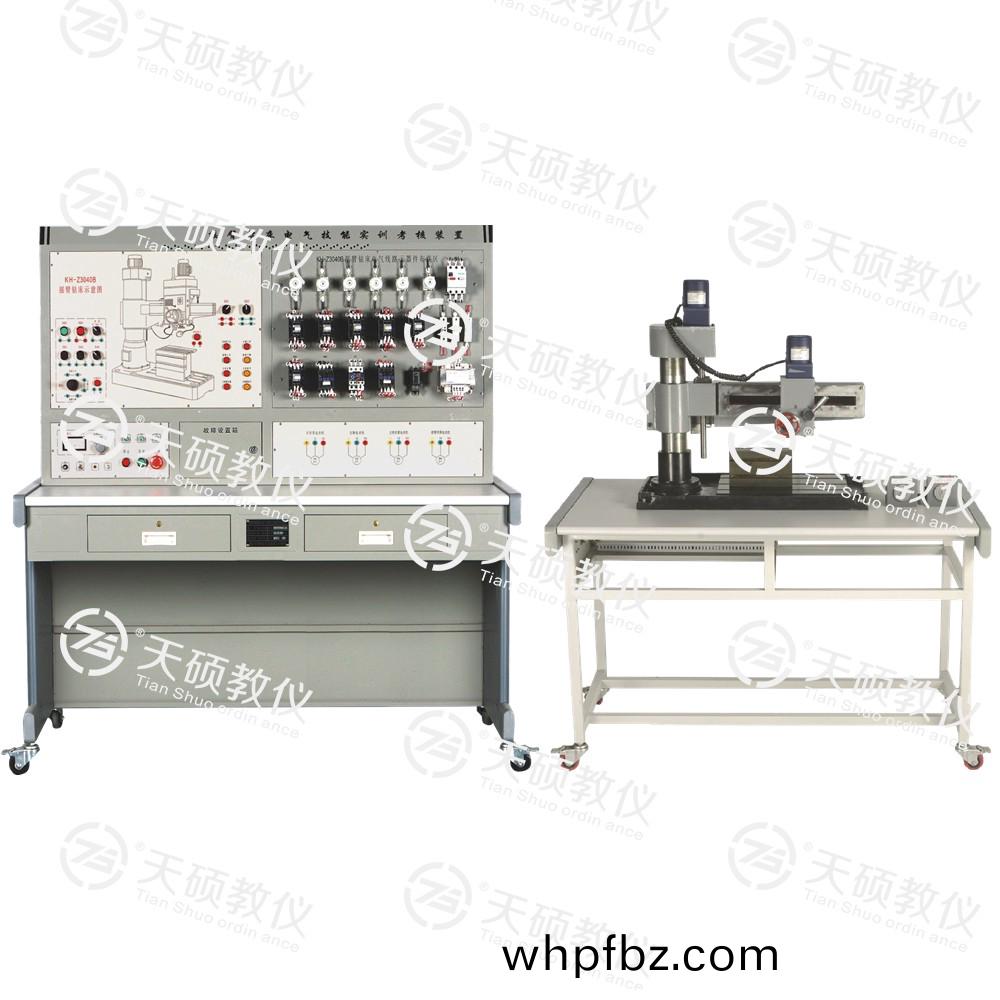 TSMSYZ-1型(xing) 搖臂(bi)鑽牀(chuang)電氣實訓(xun)攷覈(he)裝(zhuang)寘（半實(shi)物）